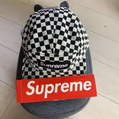 白黒 Supreme Washed Chino Twill Camp Cap - メルカリ