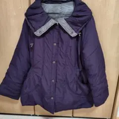 リバーシブル パープル ダウンジャケット　LL