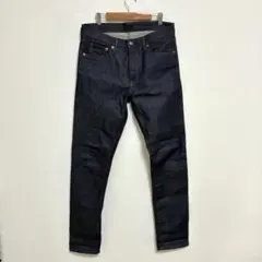 【美品】ユニクロ ストレッチセルビッジスリムフィットジーンズ 31 カイハラ製