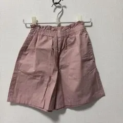 キッズキュロットパンツ　160サイズ　ピンク