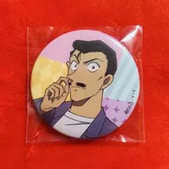コナンランド　ビンゴチャレンジ　缶バッジ　 毛利小五郎 1点