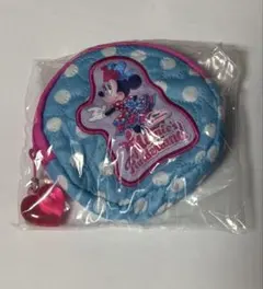 ディズニー　パルパルーザ　ミニー　カプセルトイ　ポーチ　水色　水玉　2026