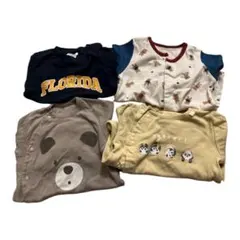 ベビー服 カバーオール3点 トレーナー1点　60cm70cm80cm 4点セット