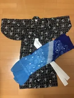 男の子浴衣 100〜110cm 3〜4才　カニ柄のサムネイル
