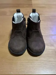 ブラウン スエード ベビーブーティ