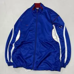 00s NIKE 3XL トラックジャケット ドローコード 刺繍 スウォッシュ