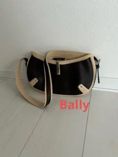 Bally バリー ショルダーバッグ 茶×ベージュ