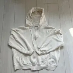 ラブトキ　アイボリー　裏起毛パーカー　L