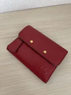 ルイ・ヴィトン 三つ折り財布 レッド