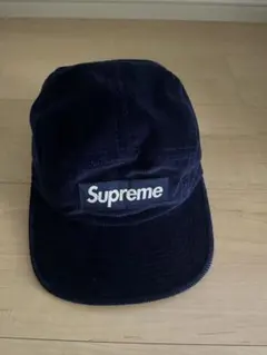Supreme コーデュロイ キャップ ネイビーのサムネイル