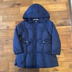 mezzo piano メゾピアノ ネイビー ダウンコート 130