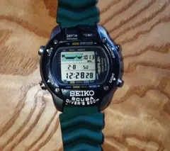 SEIKO SCUBA DIVER'S 200m デジタル腕時計