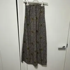 【ヴィンテージ古着】総柄ロングスカート