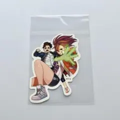 ジャンプラ展　スーベニアBOX ステッカー　ダンダダン　オカルン　モモ