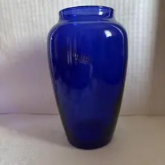TABLEWARE たち吉 花瓶 青色 ガラス製