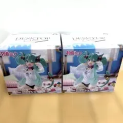 初音ミク　Desktop Cuteフィギュア　猫耳Tシャツver. 2個セット