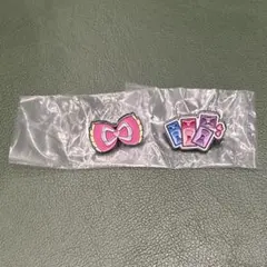 アイカツプリパラ ピンズコレクション らぁらリボン+プリチケ