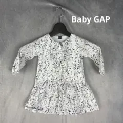 c93【子供服】【ギャップ】【かわいい】Baby GAP 花柄ワンピース　90