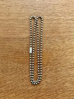 新品 クロムハーツ ボールチェーン 76㎝ ネックレス スターリング