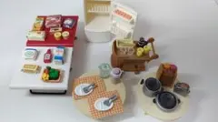 シルバニアファミリー　レア冷蔵庫セット　家具セット