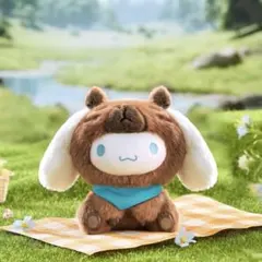MINISO サンリオ　カピバラ　ぬいぐるみチャーム　シナモロール