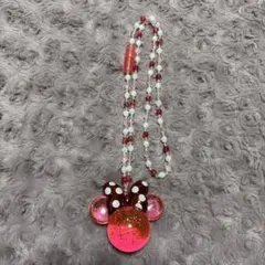 ディズニー 光るおもちゃ ペンダント ミニー 赤 レッド ネックレス