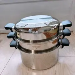 新品未使用】Amway クイーンクック 4Lシチューパン スチーマ付 IH対応