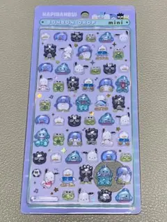正規品　サンリオ　はぴだんぶい　 ボンボンドロップシールミニ