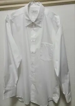 DINKEL 綿55% 形態安定 ワイシャツ 長袖 Lサイズ 41-82〜84