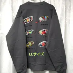 仮面ライダー × 田渕周平 変身ベルト バックプリント トレーナー LLサイズ