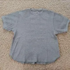 ユニクロ　ワッフル編み半袖Tシャツ