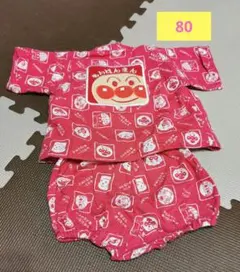 アンパンマン　はっぴ　パンツ付き　セットアップ　法被　半被　甚平　お祭り　祭