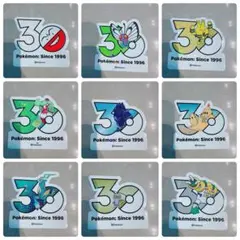 韓国 初代 ポケモン 30周年記念 ステッカー まとめ売り バラ売り可能