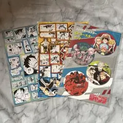 ワンピース ジャンプ GIGA シール コースター 3枚セット