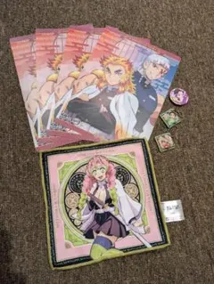 甘露寺蜜璃 ハンドタオル 「一番くじ 鬼滅の刃 」 E賞とくら寿司景品