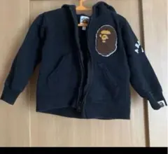 すう様専用 BAPE KIDS ブラックパーカー 90サイズ