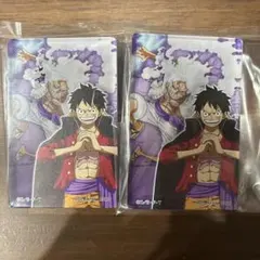 ワンピース　一番くじ　悪魔を宿す者達　G賞　アクリルブロック　ルフィ　ニカ　2個