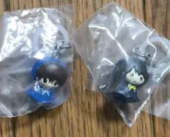 銀魂めじるしアクセサリー 2個セット(新八・桂)