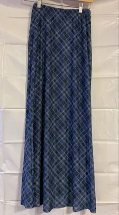 最終値下げ　shein ブルーチェック　スカート