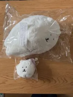 ナガノキャラクターズ ふわもち！くまだらけぬいぐるみくじ D賞 E賞