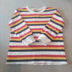 mikihouse ストライプ 長袖Tシャツ 90