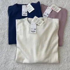 UNIQLO エクストラファインメリノ クルーネックセーター L 3着