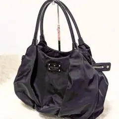 美品✨ケイトスペード　ハンドバッグ　ナイロン　ブラック