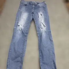 ダメージ加工 スキニーデニムパンツのサムネイル