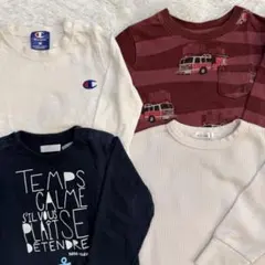 ベビー服 長袖トップス 4枚セット GAP bebe pairmanon 保育園