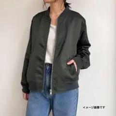 CIAOPANICチャオパニック MA-1 ブルゾンジャケットカーキグリーン F