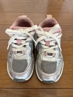 ZARA キッズ スニーカー シルバー ピンク EUR27のサムネイル