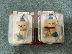 プ*ス様 郵便局 ぽすくま フィギュアストラップ 2種類セット　非売品