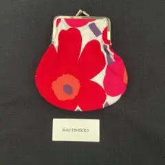 Marimekko マリメッコ ミニ ウニッコ がま口ポーチ【新品・未使用】