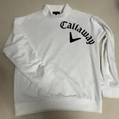 Callaway ハイネック長袖シャツ ホワイト